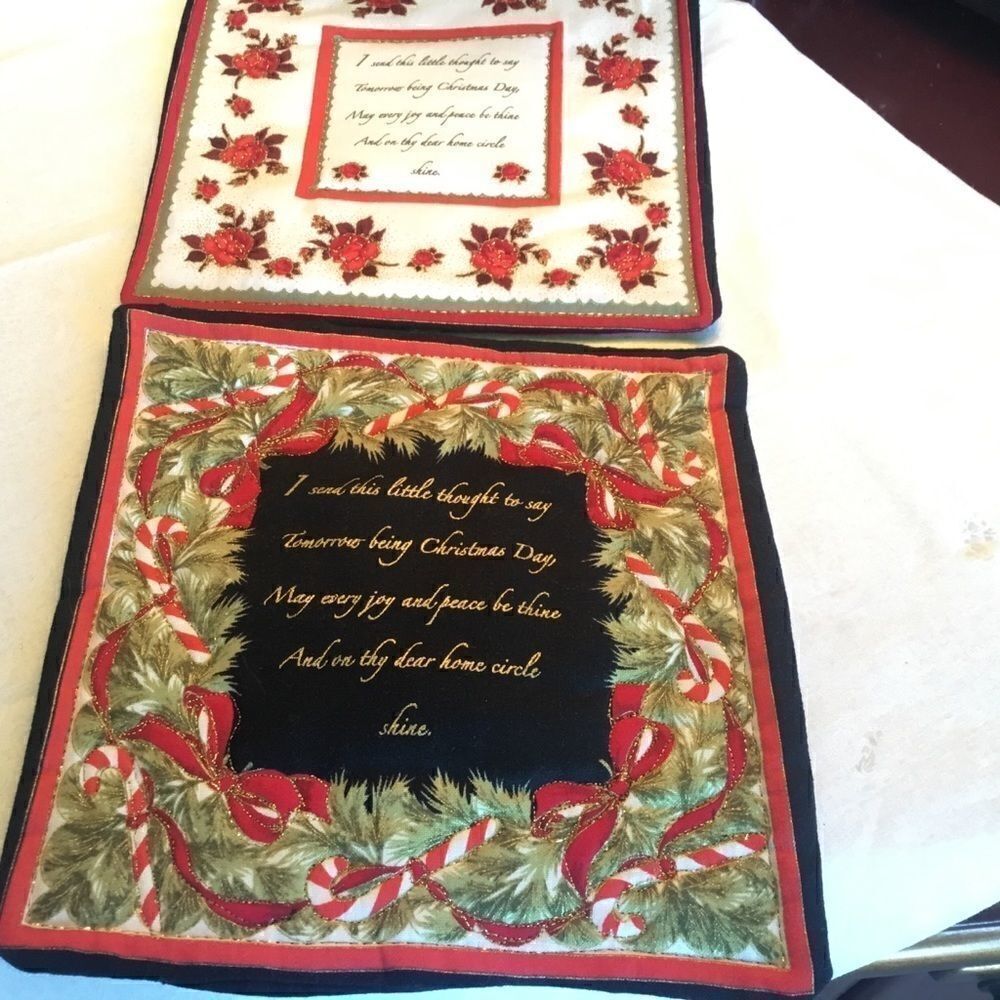 NWOT Set of 2 Holiday Wall Hangings